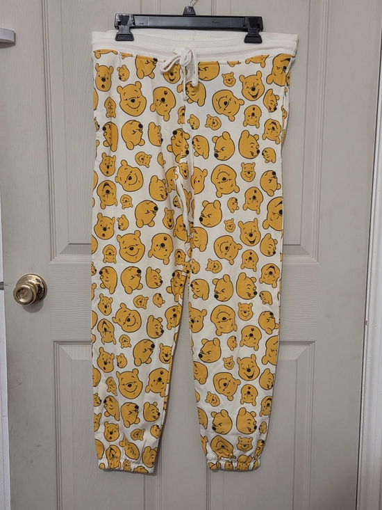 Disney Pants - Disney Winnie the Pooh Cream and Yellow Jogger Pants